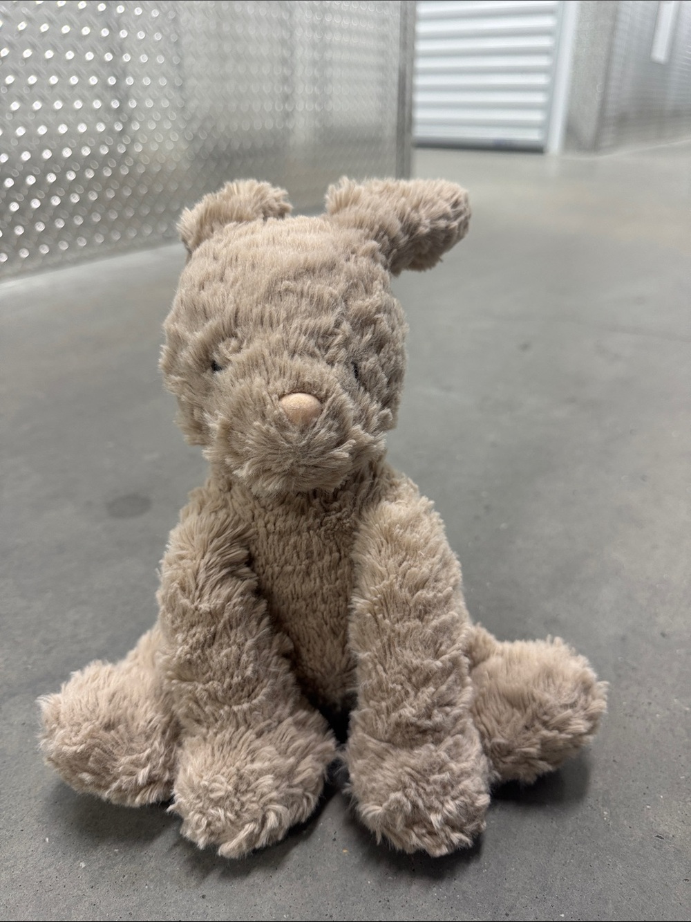 Retired- Jellycat Fuddlewuddle Bunny Rabbit Gray Stuffed Animal Plush
